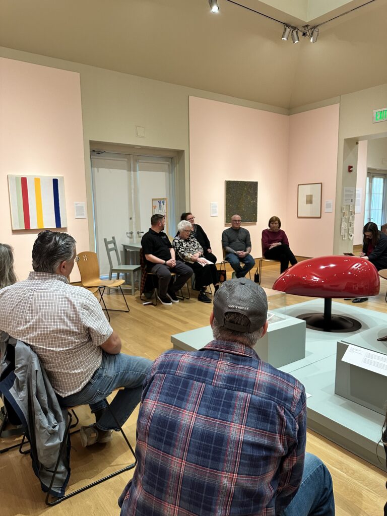 adam speaking about restoration project